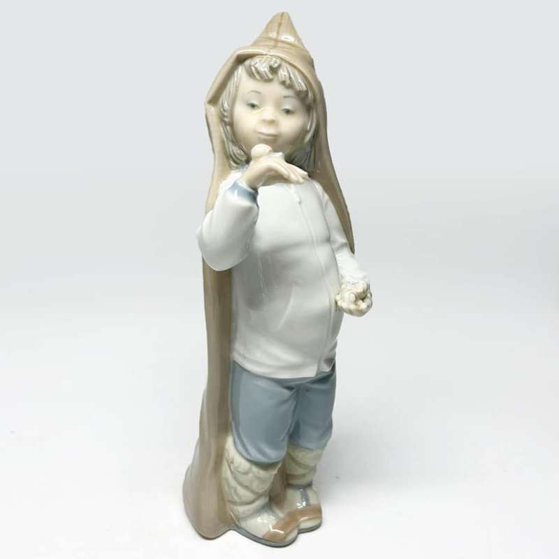 Lladro Boy With Snails 1974