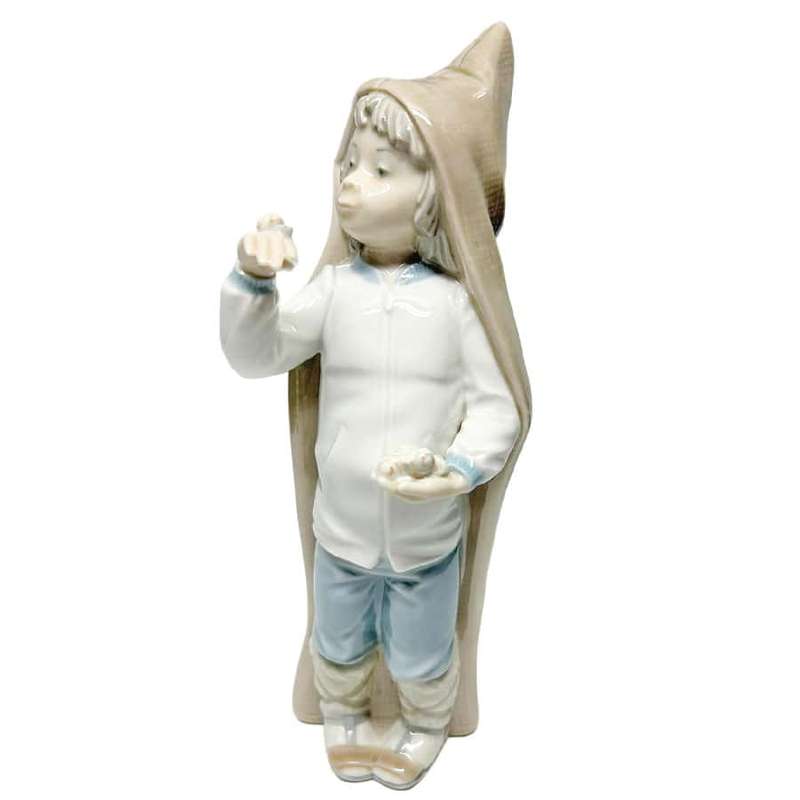 Lladro Boy With Snails 1974