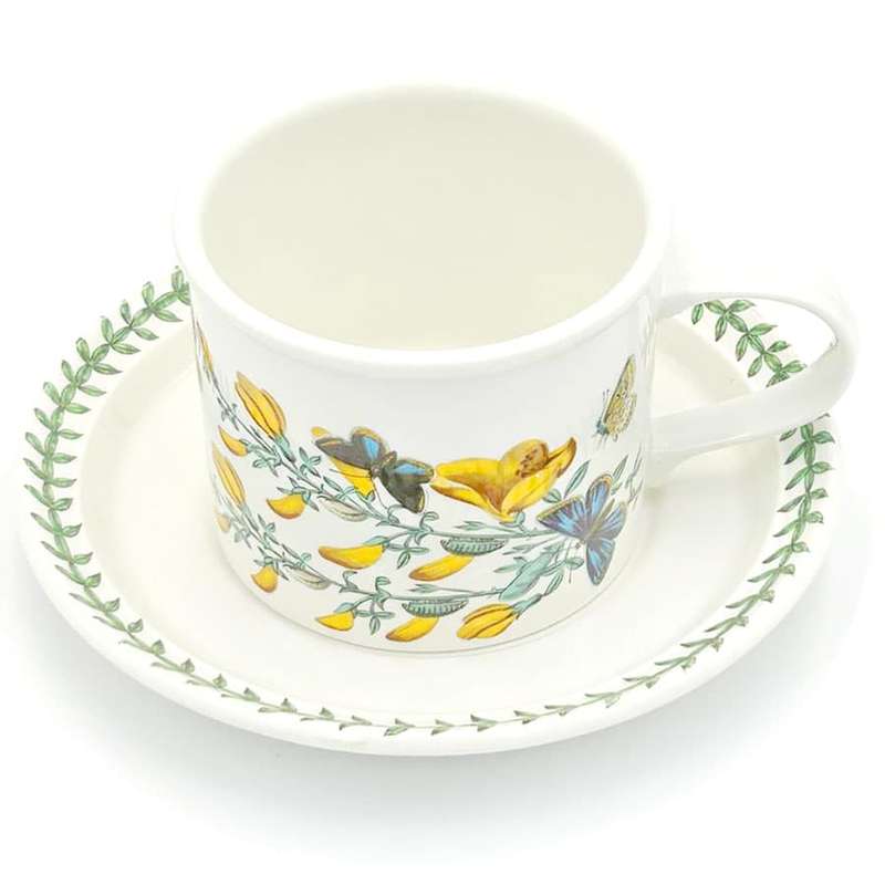 Portmeirion Botanic Garden Breakfast Cup Cytisus Broom Duo