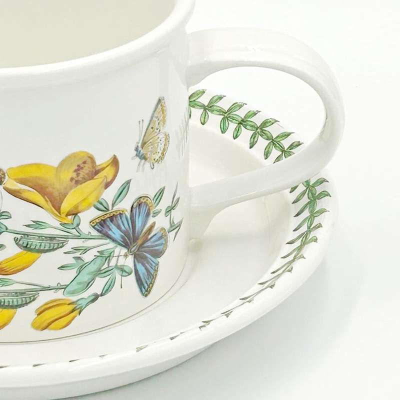 Portmeirion Botanic Garden Breakfast Cup Cytisus Broom Duo