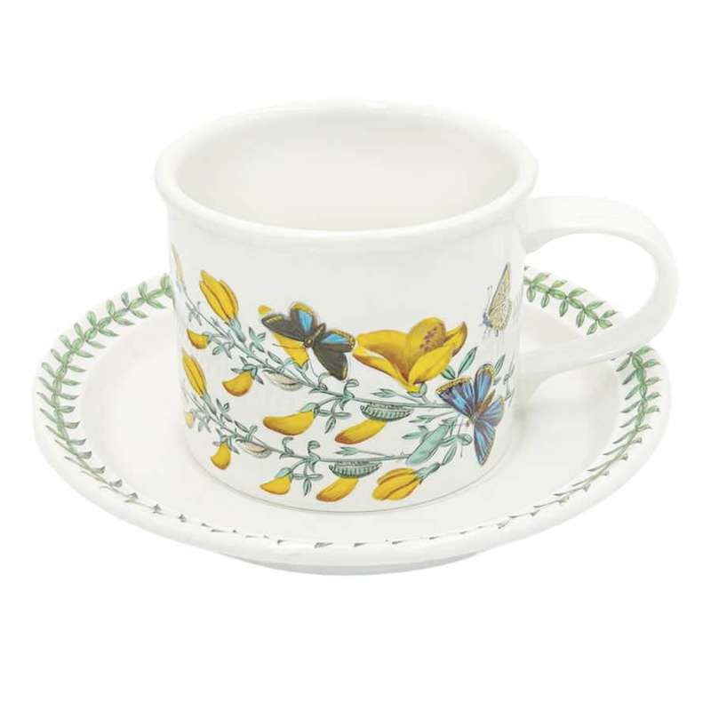 Portmeirion Botanic Garden Breakfast Cup Cytisus Broom Duo