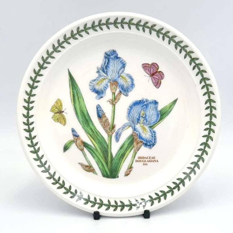 Portmeirion Botanic Garden  Entree Plate Iris