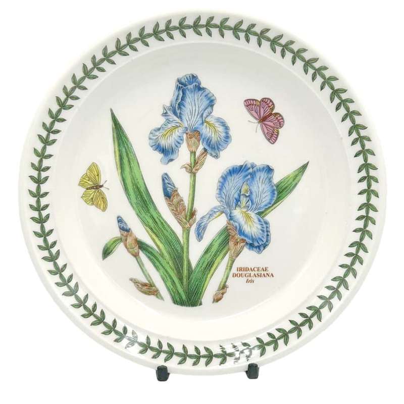 Portmeirion Botanic Garden  Entree Plate Iris