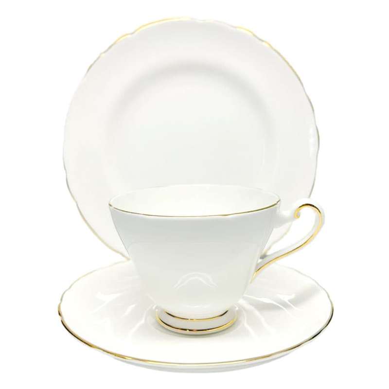 Tuscan Bone China Tea Trio White