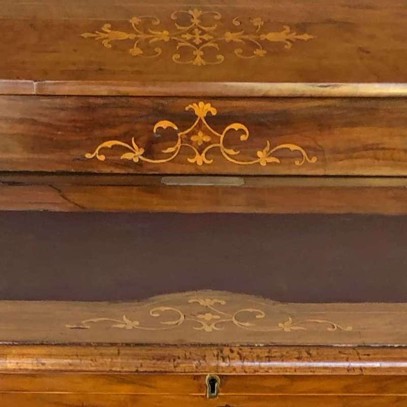 Victorian Walnut Davenport Desk C1890