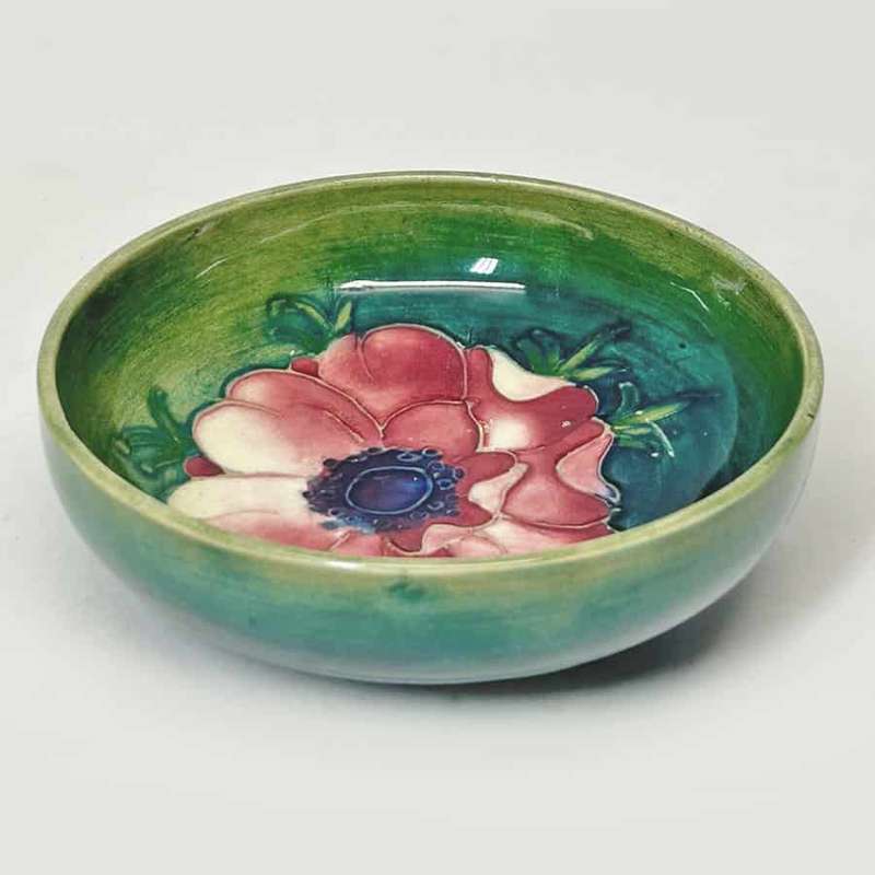Walter Moorcroft Anemone Pedestal Bowl