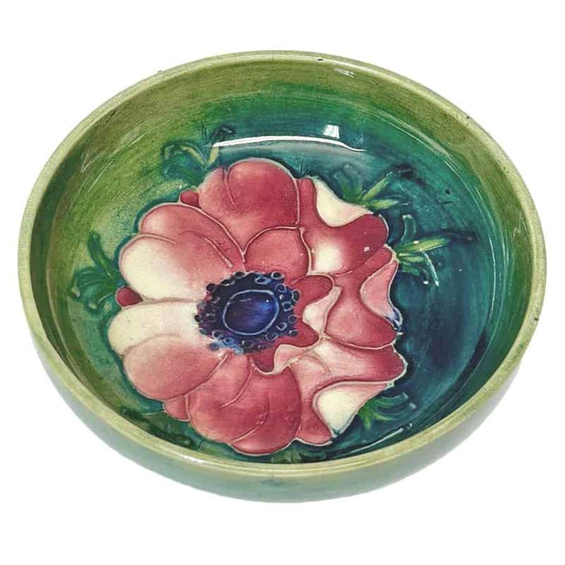 Walter Moorcroft Anemone Pedestal Bowl
