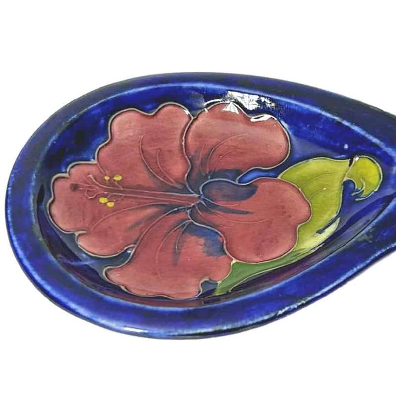 Walter Moorcroft Hibiscus Ashtray