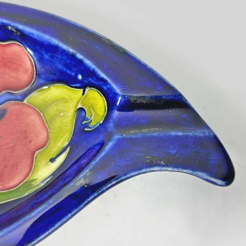 Walter Moorcroft Hibiscus Ashtray