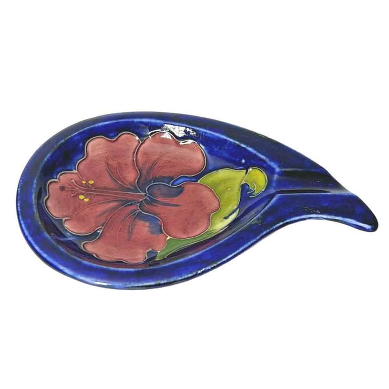 Walter Moorcroft Hibiscus Ashtray