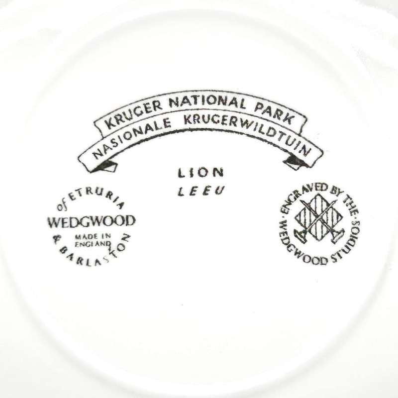 Wedgwood Kruger Park Small Lion Plate