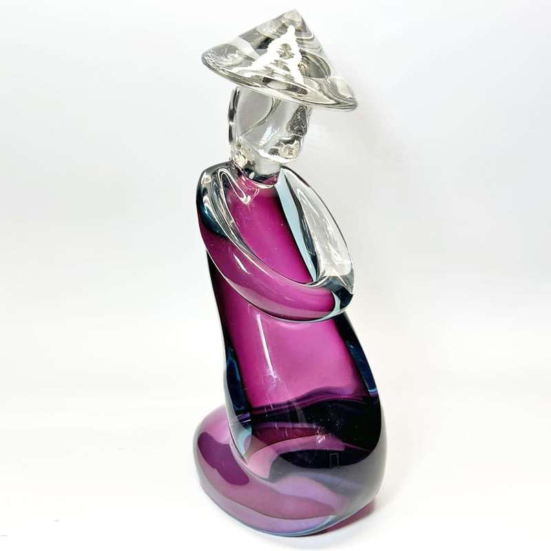 Archimede Seguso Large Murano Glass Chinese Man 20th