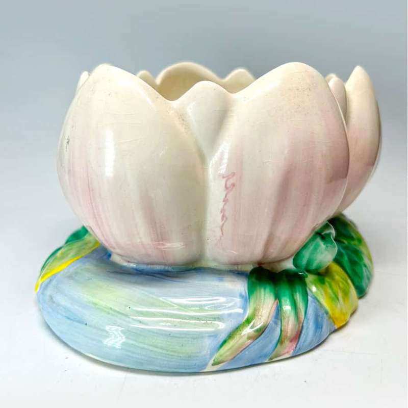 Clarice Cliff Newport Pottery Water Lily Open Vase C1930