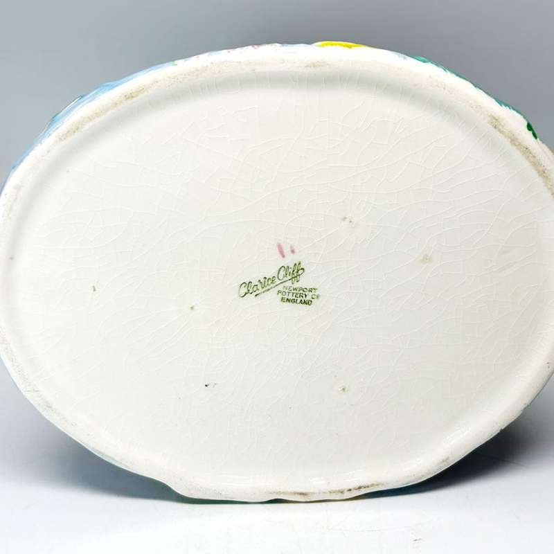 Clarice Cliff Newport Pottery Water Lily Open Vase C1930