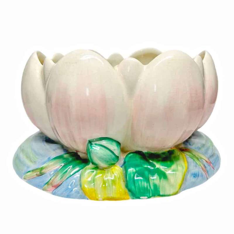 Clarice Cliff Newport Pottery Water Lily Open Vase C1930