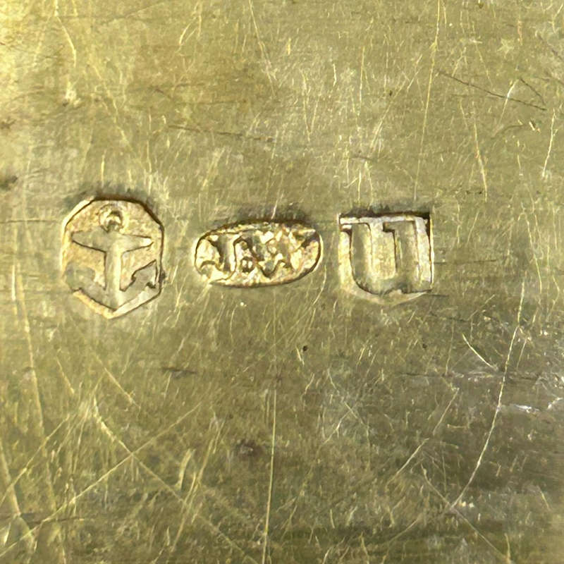 George the Third Hallmarked Silver Snuff Box  Birmingham 1818 to 1819 