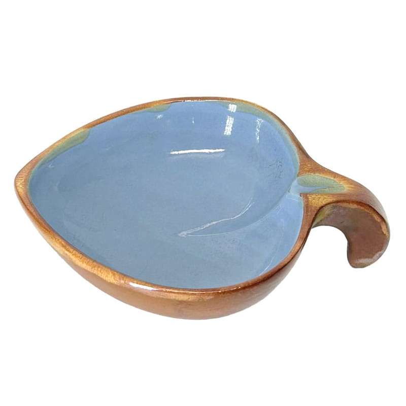 Kalahari South African Pottery Leaf Shape Dish