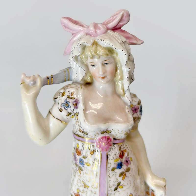 KPM Berlin Pair Courting Man and Lady Figurines C1870