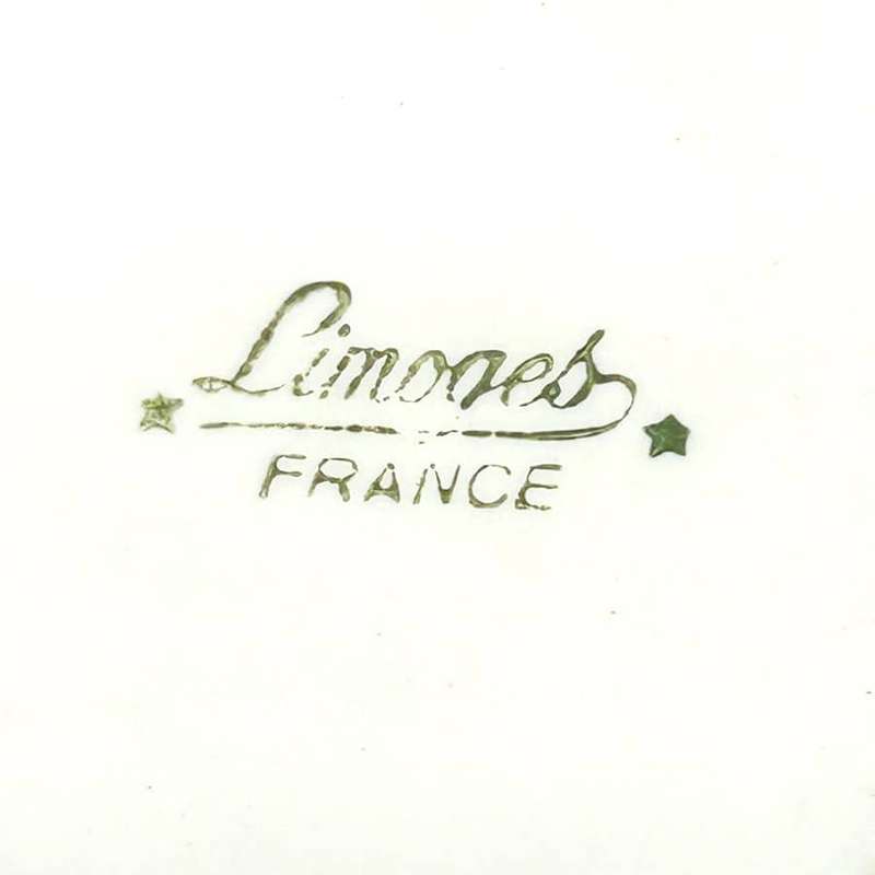 Limoges Gilt Painted Napolean Ceramic Trinket Box