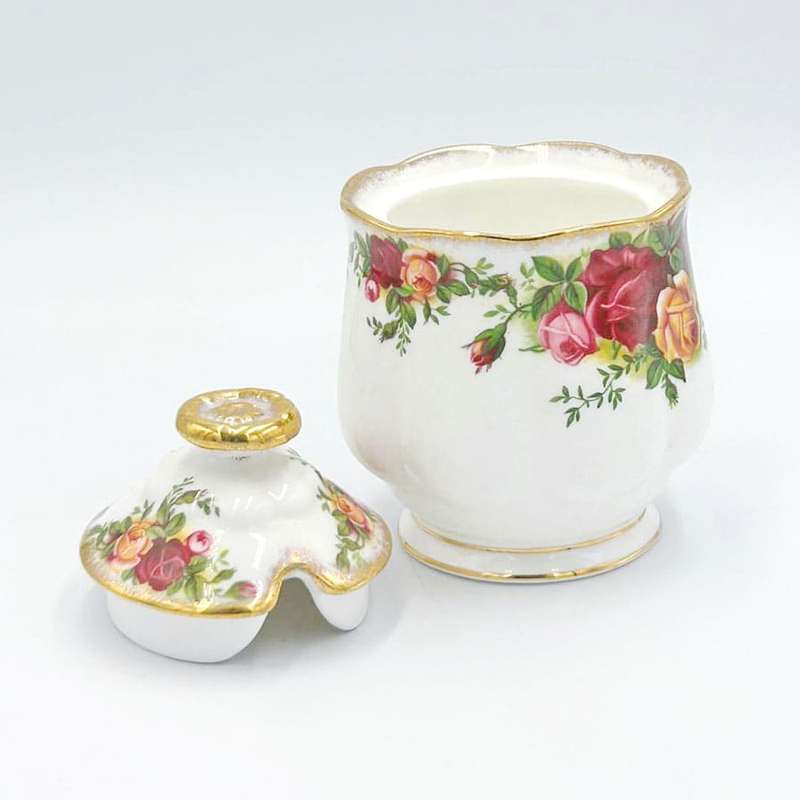 Royal Albert Old Country Roses Covered Preserve Jar