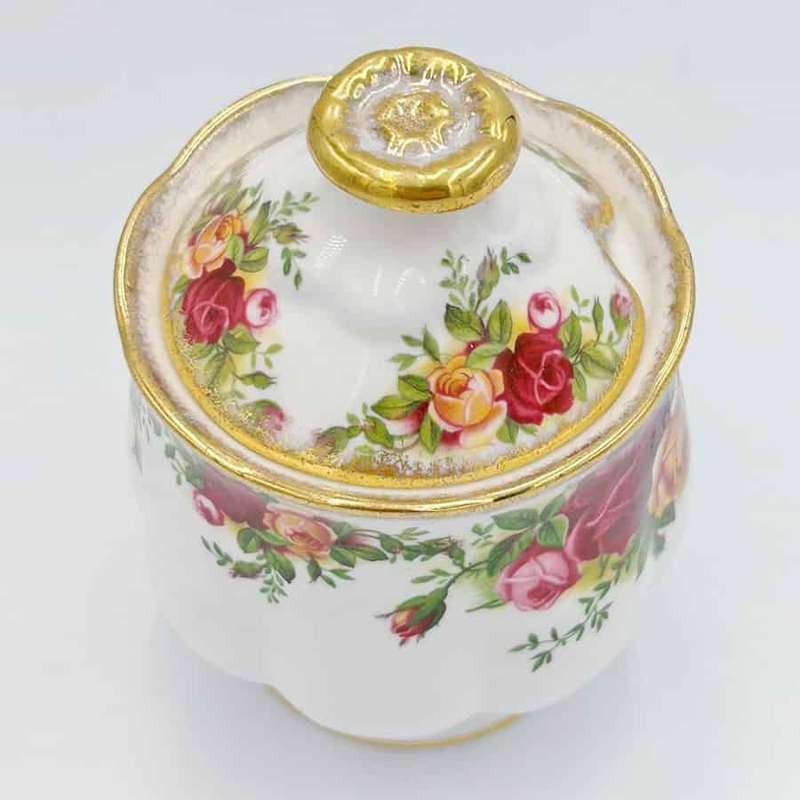 Royal Albert Old Country Roses Covered Preserve Jar