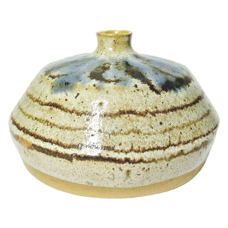 South African Pottery Vessel Signed Grace 1974