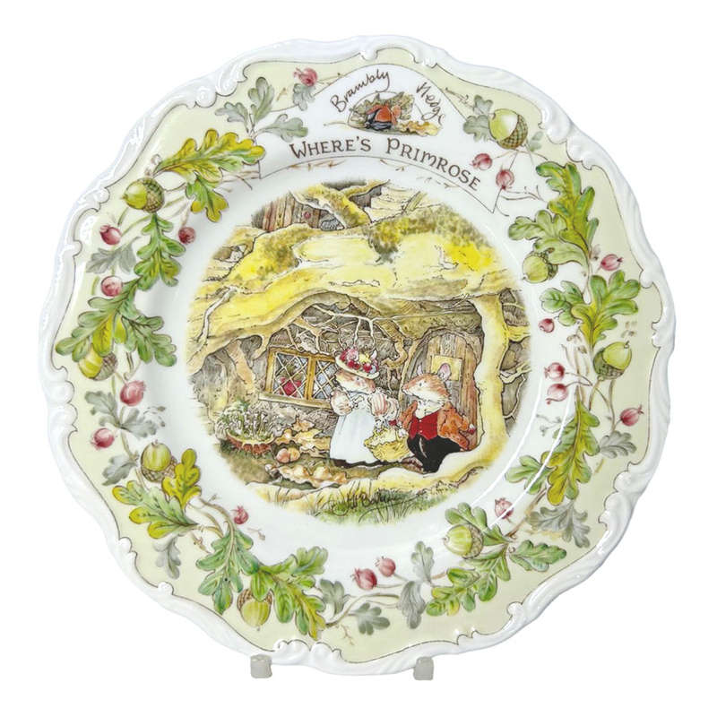 Brambly Hedge Royal Doulton Where's Primrose Plate