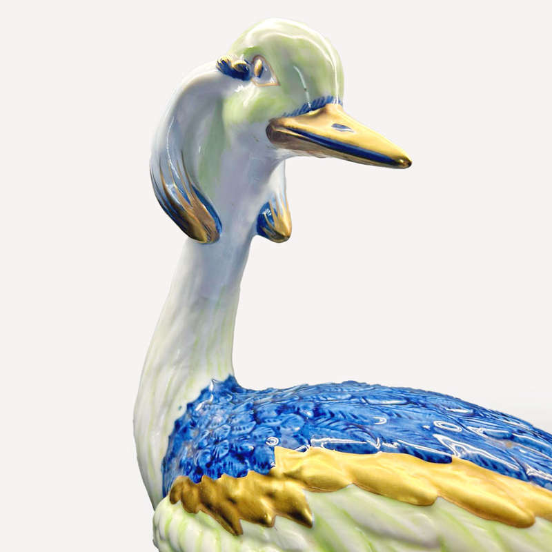 Capodimonte Large Decorative Bird C1890