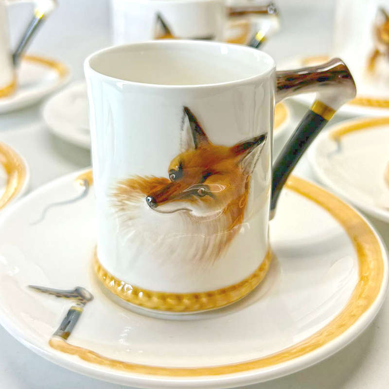 Rare Royal Doulton Reynard The Fox Coffee Service C1950