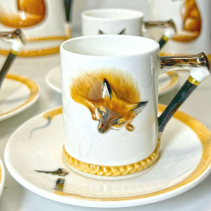 Rare Royal Doulton Reynard The Fox Coffee Service C1950