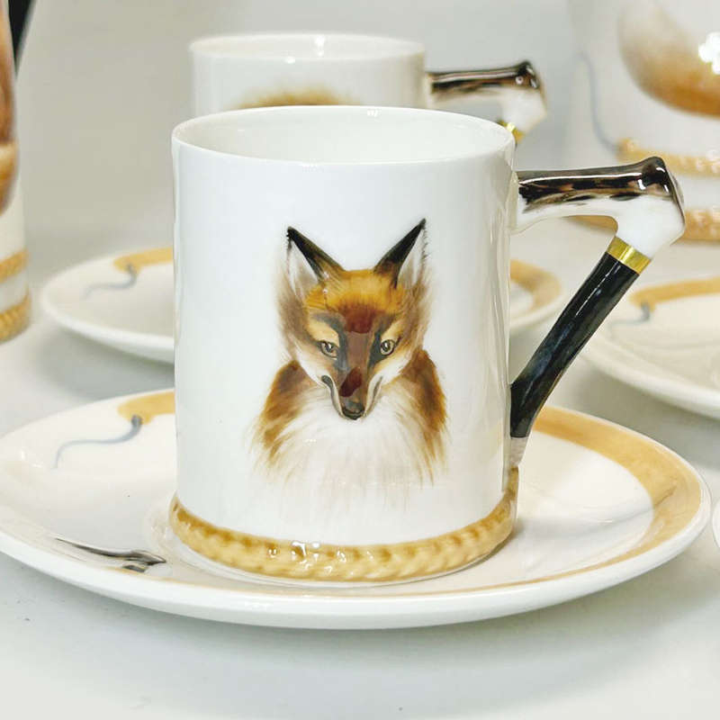 Rare Royal Doulton Reynard The Fox Coffee Service C1950