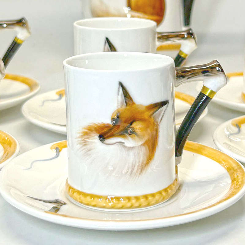 Rare Royal Doulton Reynard The Fox Coffee Service C1950