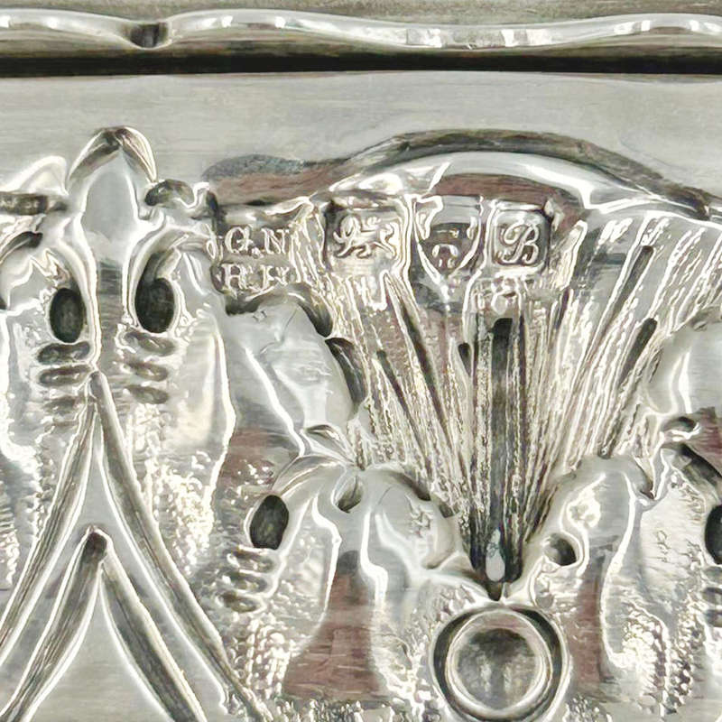 Chester Silver Neo Classical Hinged Box Chester 1902 George Nathan