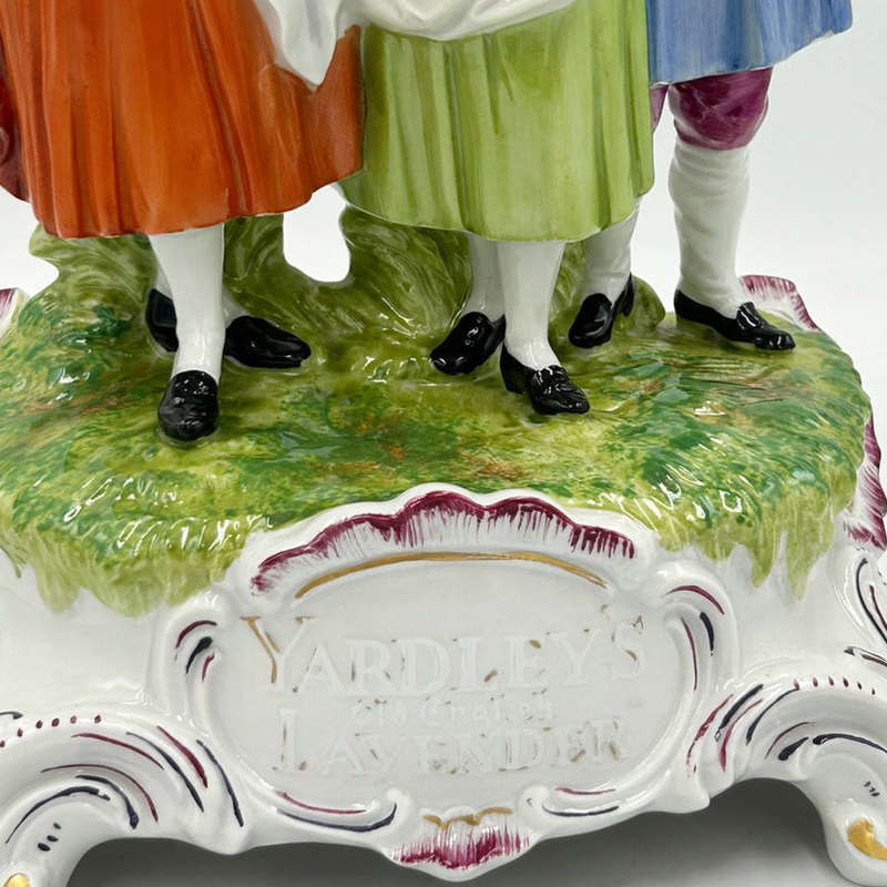 Dresden Yardley Lavender Advertising Figurine C1900