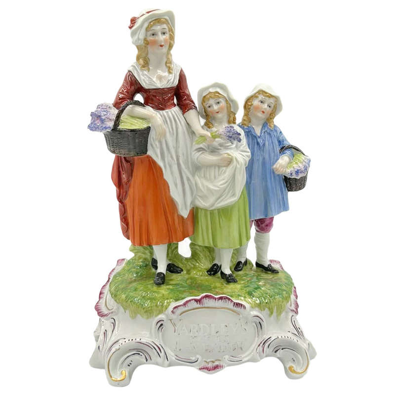 Dresden Yardley Lavender Advertising Figurine C1900