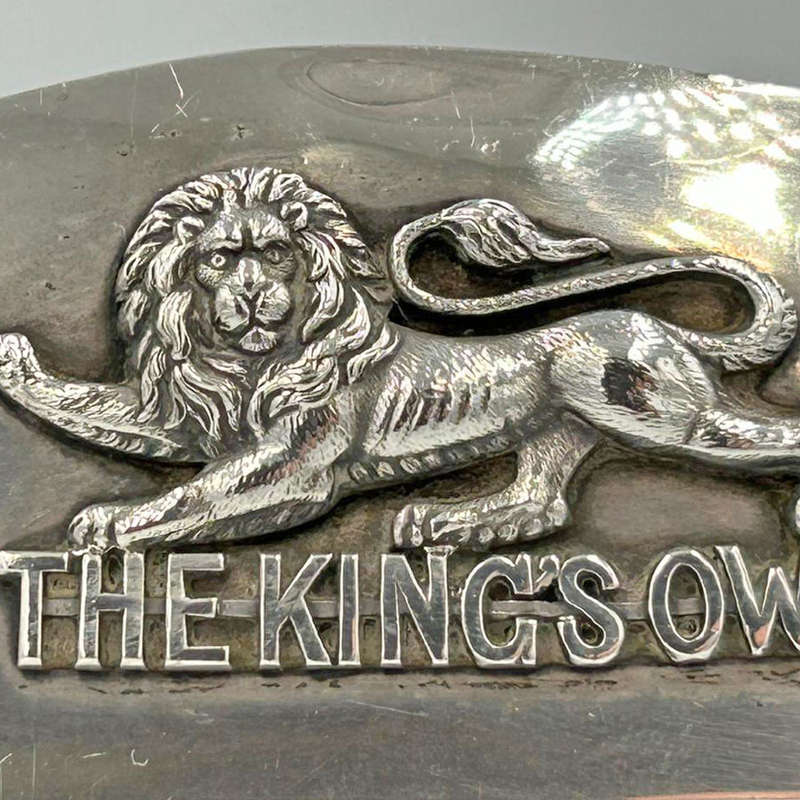 Sterling Silver Picture Frame London 1923 The Kings Own