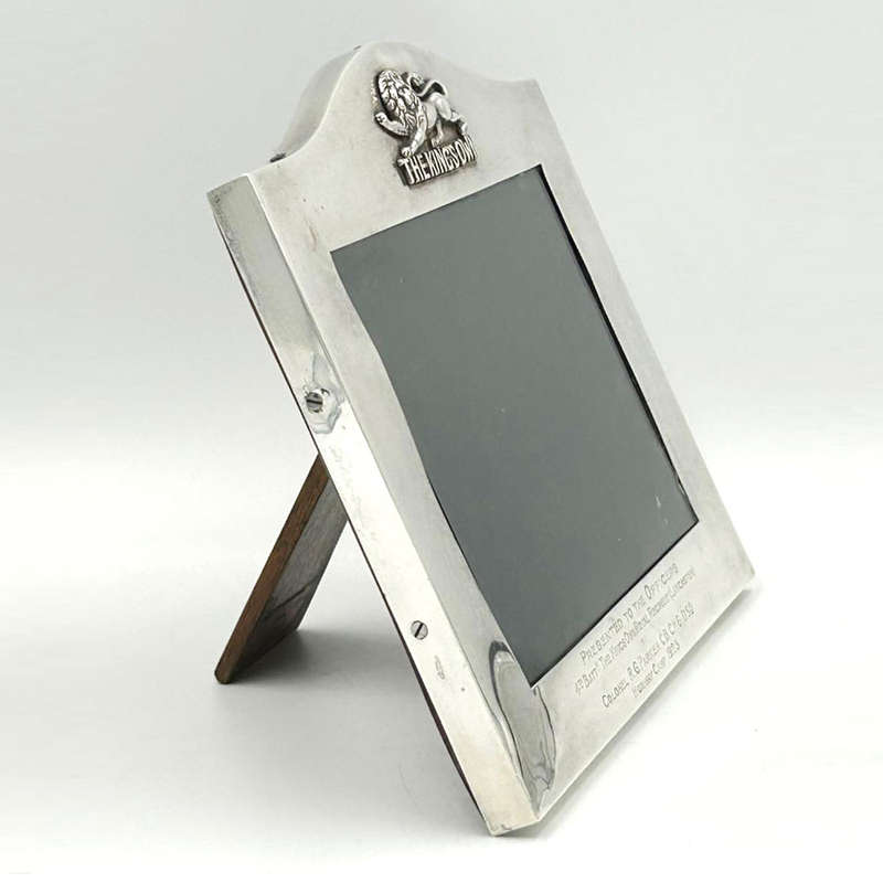 Sterling Silver Picture Frame London 1923 The Kings Own