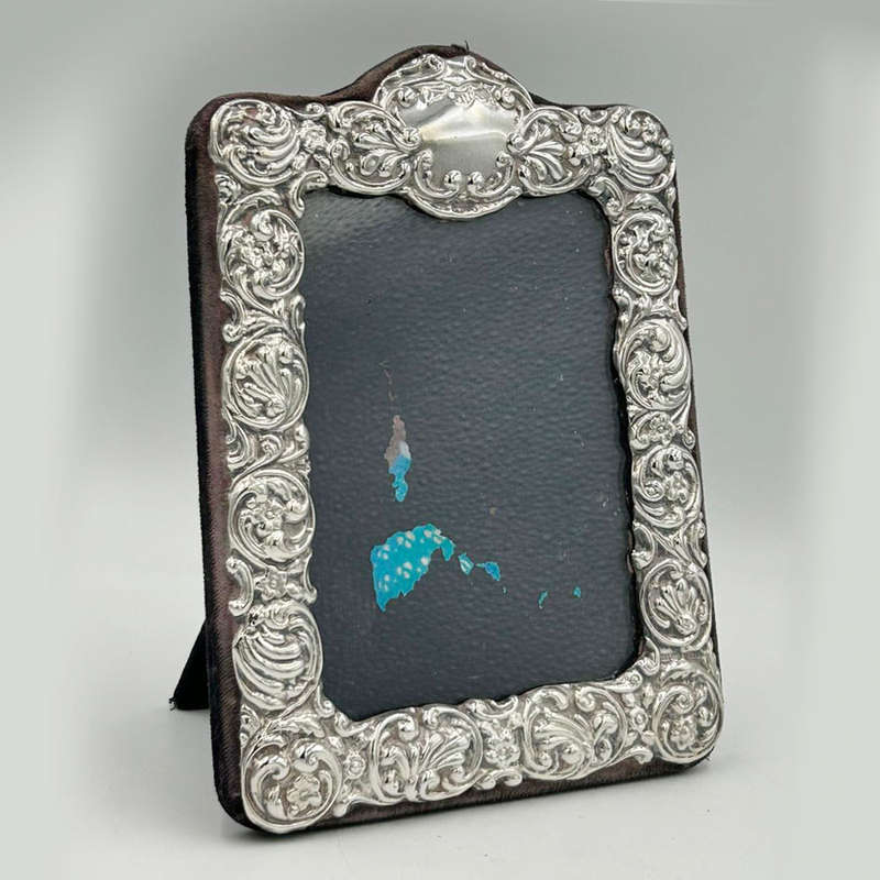 Sterling Silver Rocco Style Picture Frame Birmingham 2007