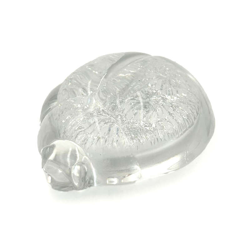 Daum France Glass Tortoise Paperweight