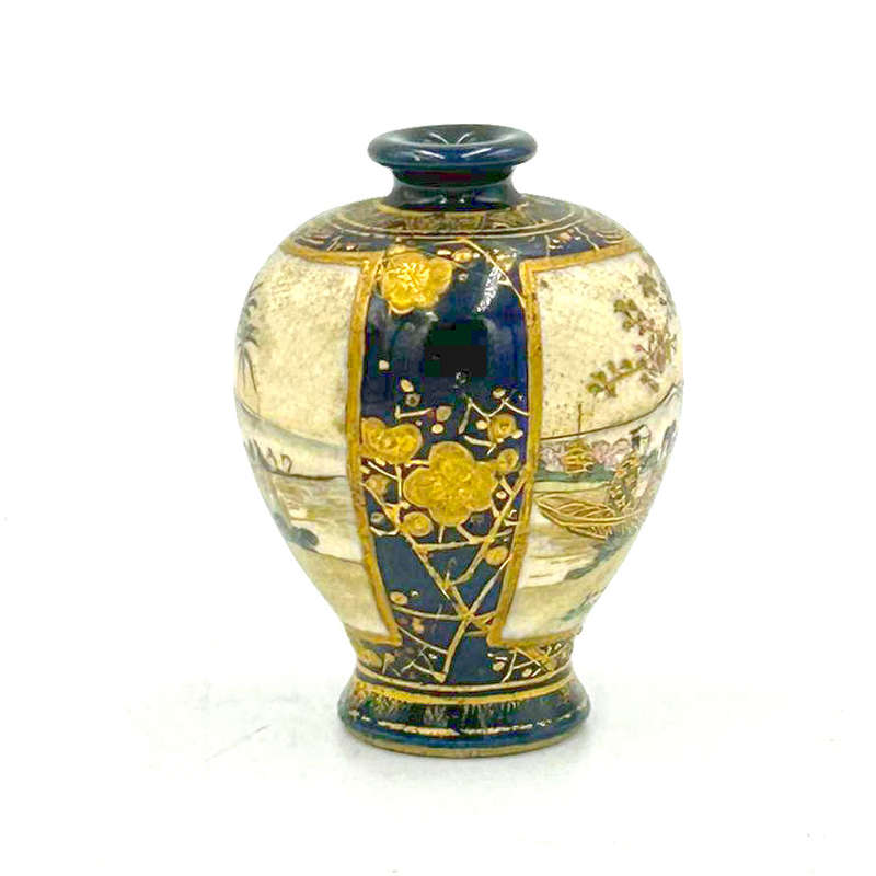 Japanese Satsuma Miniature Vase 20th