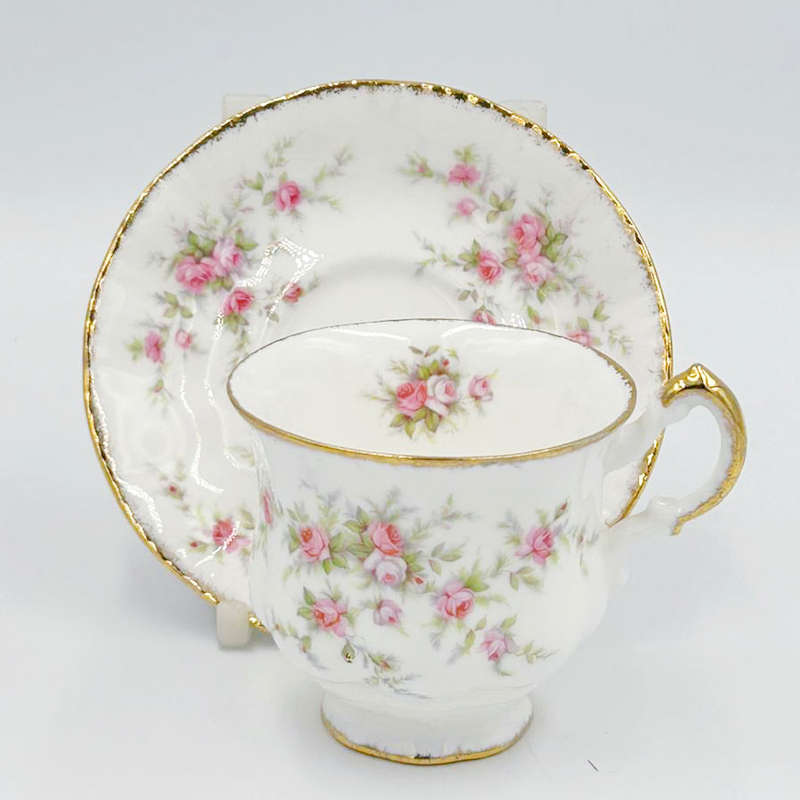 Paragon Victoriana Rose Demitasse Duo