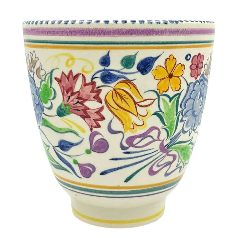 Poole Studio Pottery Floral Vase C1950