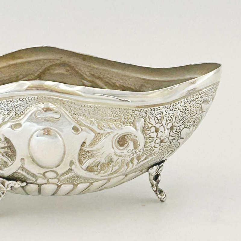 Sterling Silver Sauce Boat Dragon Handle