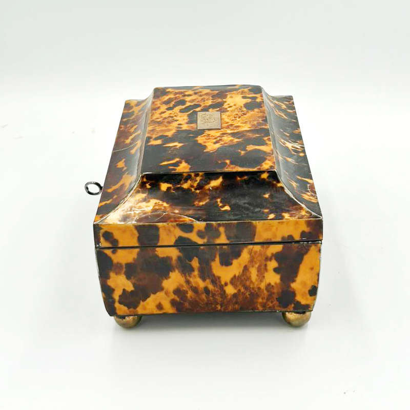 Victorian Hallmarked Silver and Tortoiseshell Sewing Box