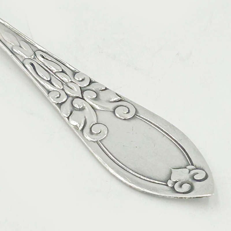 Danish Silver Sugar Sifter Spoon C F Heise
