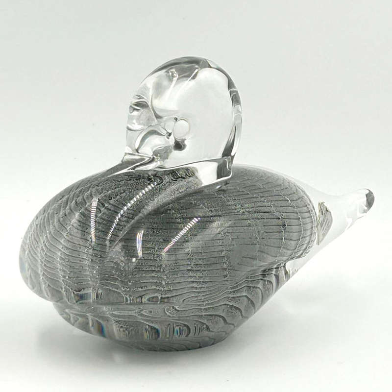 Fare Marcolin Layered Feather Crystal Duck Sweden 1960's