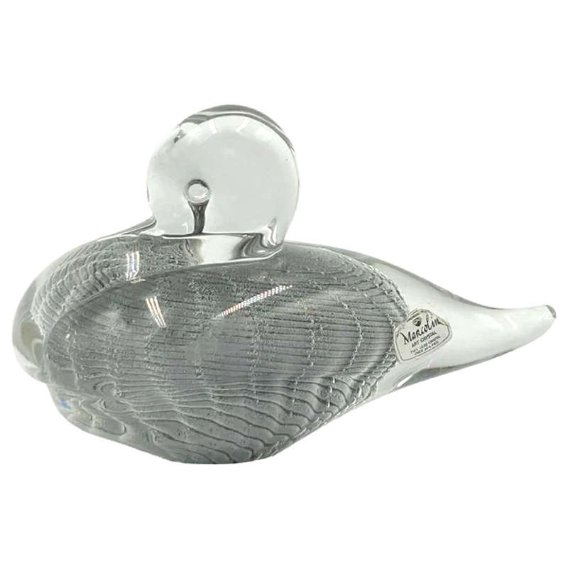 Fare Marcolin Layered Feather Crystal Duck Sweden 1960's
