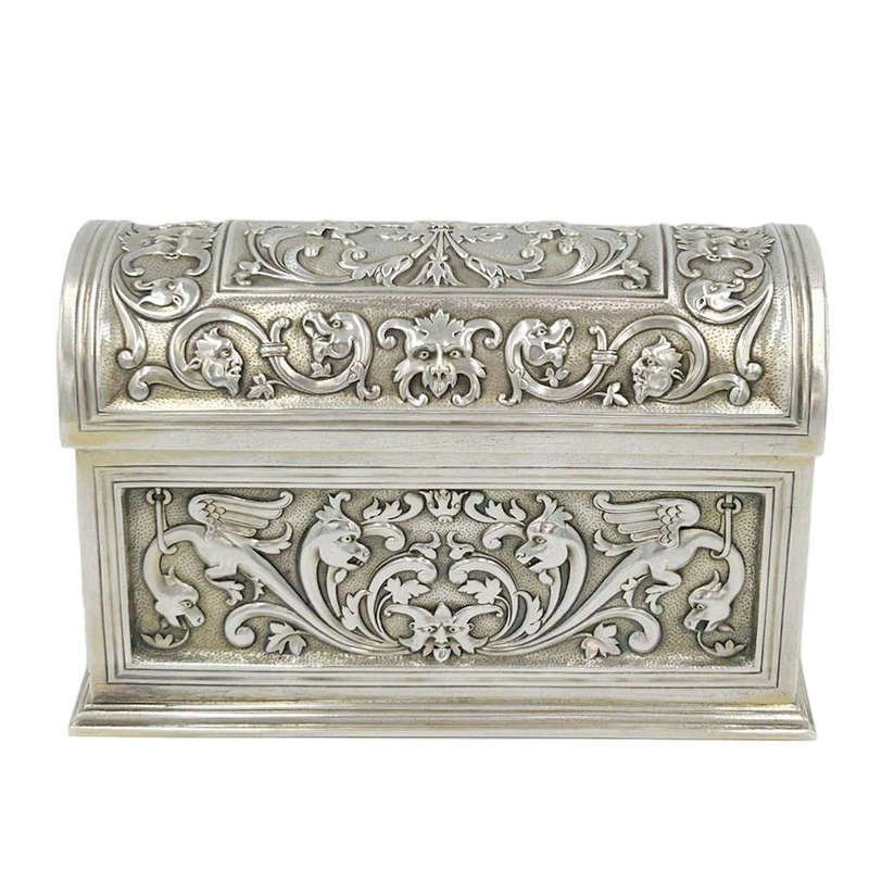 Rare Silver Chest London 1890 Carrington and Co