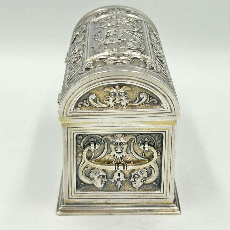 Rare Silver Chest London 1890 Carrington and Co