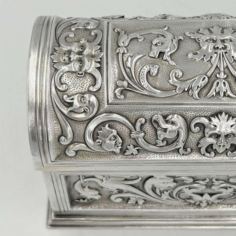 Rare Silver Chest London 1890 Carrington and Co